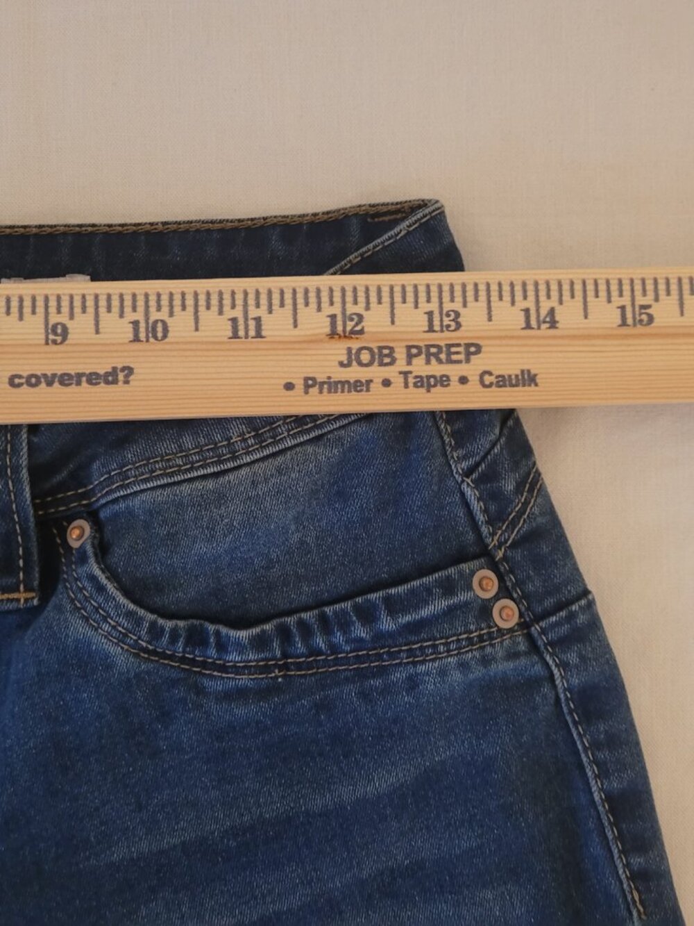 Blue Jeans YMI Size 9 Midrise Skinny - Picture 9 of 16